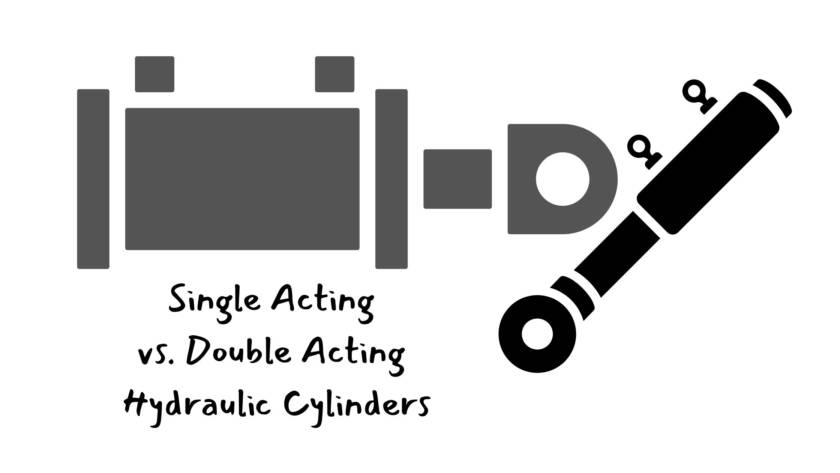 Single Acting vs double acting hydraulic cylinder