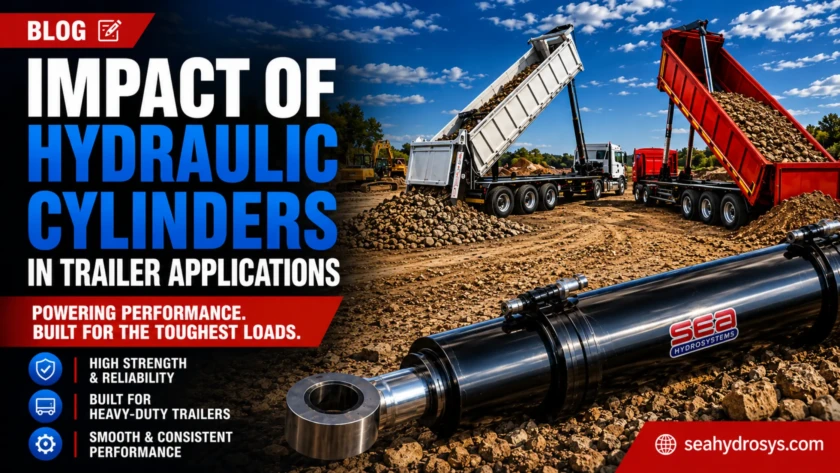 Hydraulic cylinders for trailers