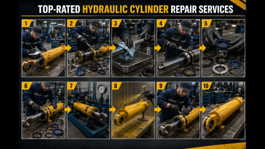 Top-rated hydraulic cylinder repair services