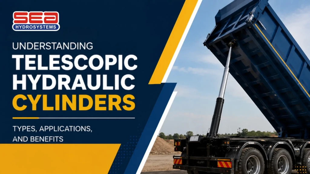 Telescopic hydraulic cylinder